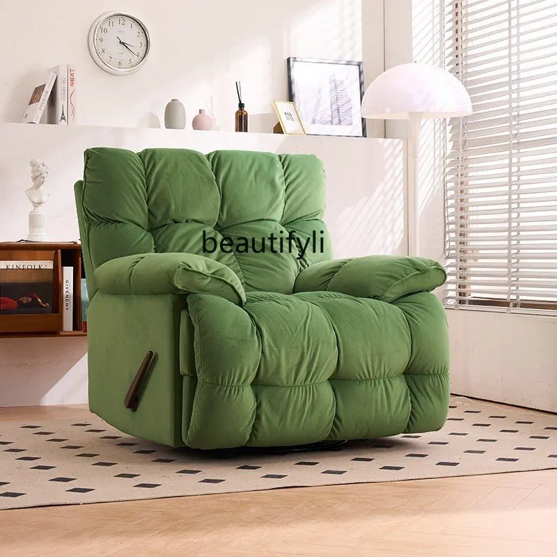 Folding Single Lazy Sofa Couch Living Room Leisure Lying Rocking Chair Electric Function Light Luxury Simple Massage Chair
Folding Single Lazy Sofa Couch Living Room Leisure Lying Rocking Chair Electric Function Light Luxury Simple Massage Chair