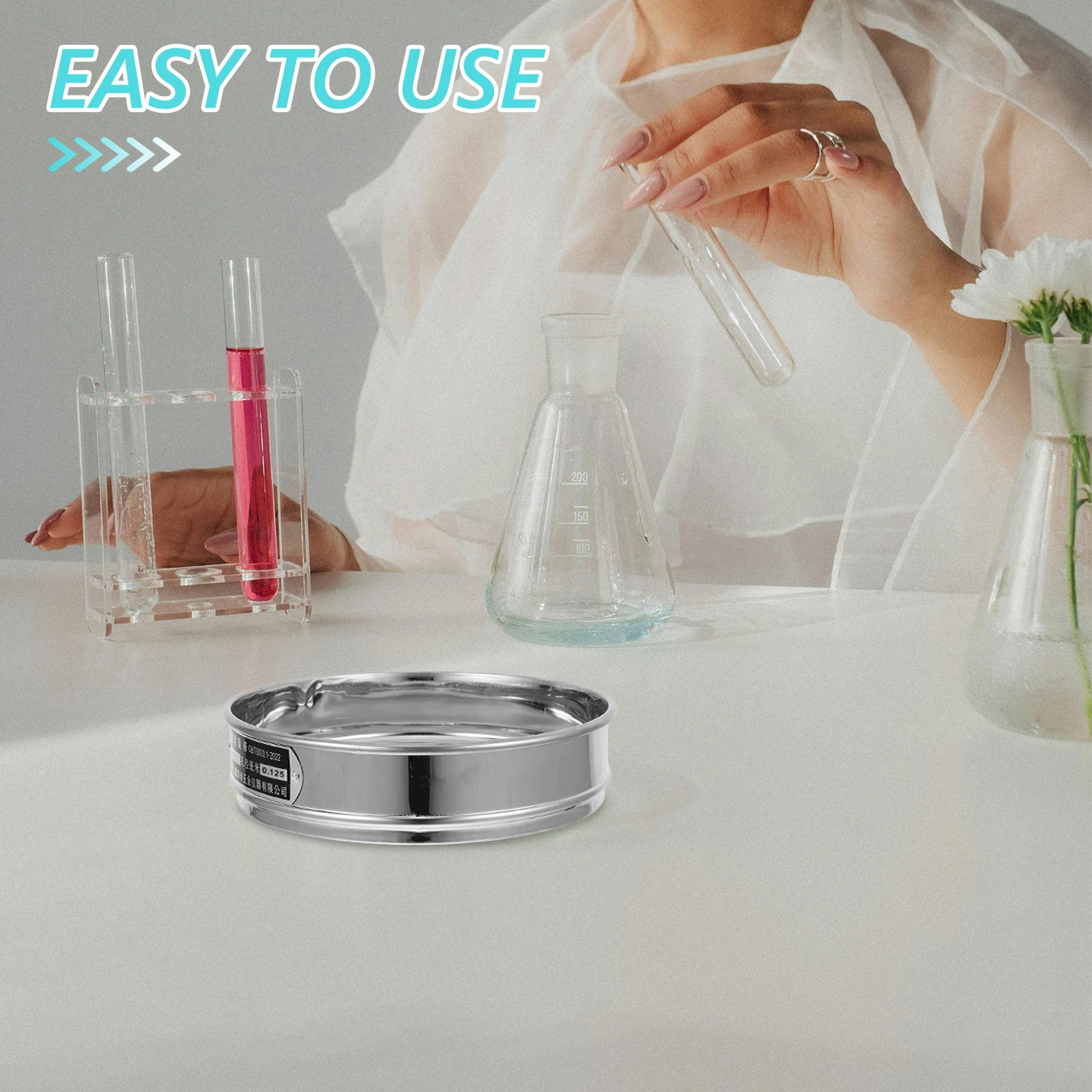 Stainless Steel Mesh 20cm Test Sieve Soil Sieve Set Dirt Sifter Compost Strainer Fine Holes Outdoor Sifter Silver
Stainless Steel Mesh 20cm Test Sieve Soil Sieve Set Dirt Sifter Compost Strainer Fine Holes Outdoor Sifter Silver