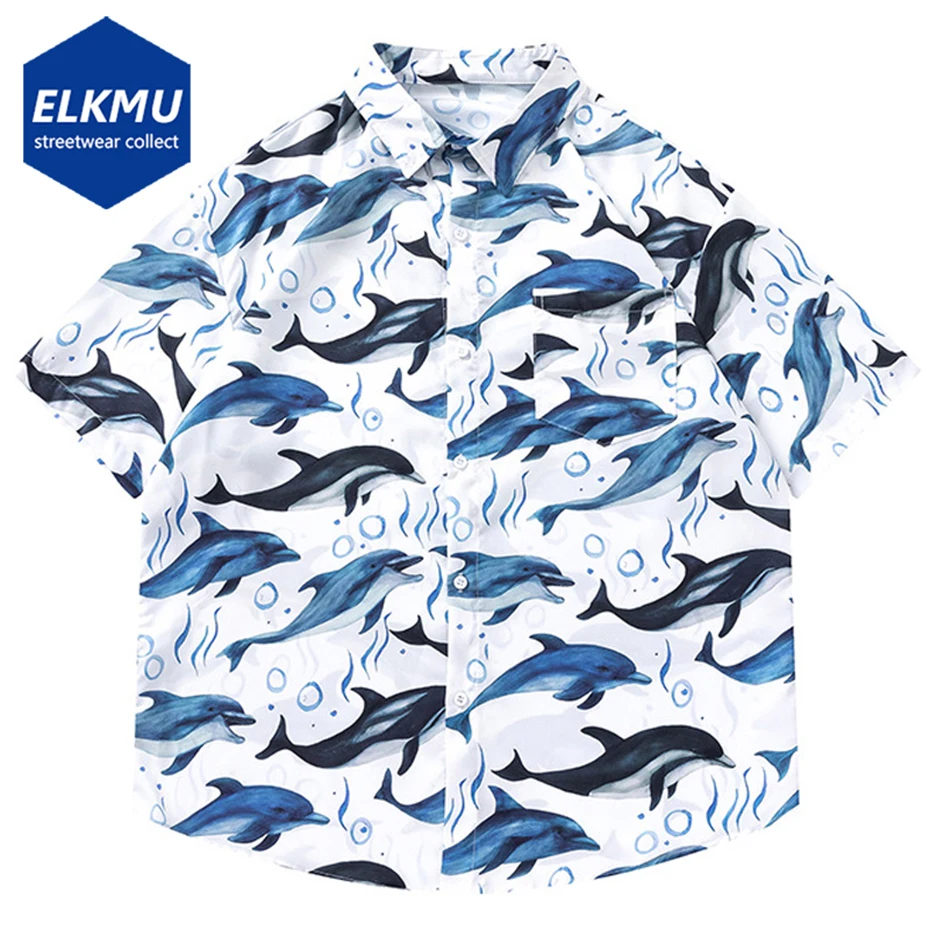 Dolphins Graphic Printed Shirts 2024 Summer Men Loose Casual Short Sleeve Shirts Button Up Blouse
Dolphins Graphic Printed Shirts 2024 Summer Men Loose Casual Short Sleeve Shirts Button Up Blouse