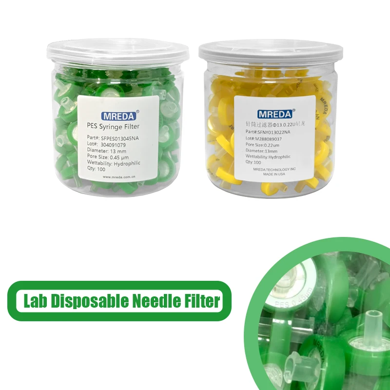 100pcs/lot Lab Disposable Aqueous Nylon PES Syringe Filter Filter Needle Type Nylon Laboratory Filter Head 13/25mm 0.22/0.45um
100pcs/lot Lab Disposable Aqueous Nylon PES Syringe Filter Filter Needle Type Nylon Laboratory Filter Head 13/25mm 0.22/0.45um