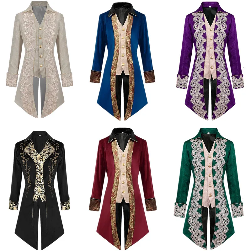 Steam Punk Gothic Tailcoat Coat Halloween Performance Costume Court Ceremony Outfit Female Elegant Fashionable Stage Show Dress
Steam Punk Gothic Tailcoat Coat Halloween Performance Costume Court Ceremony Outfit Female Elegant Fashionable Stage Show Dress