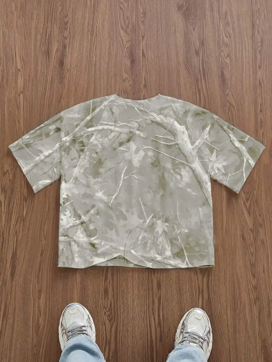 Standard Fit Mens Casual Grey Tree Camouflage Vintage T-Shirt Summer
Standard Fit Mens Casual Grey Tree Camouflage Vintage T-Shirt Summer