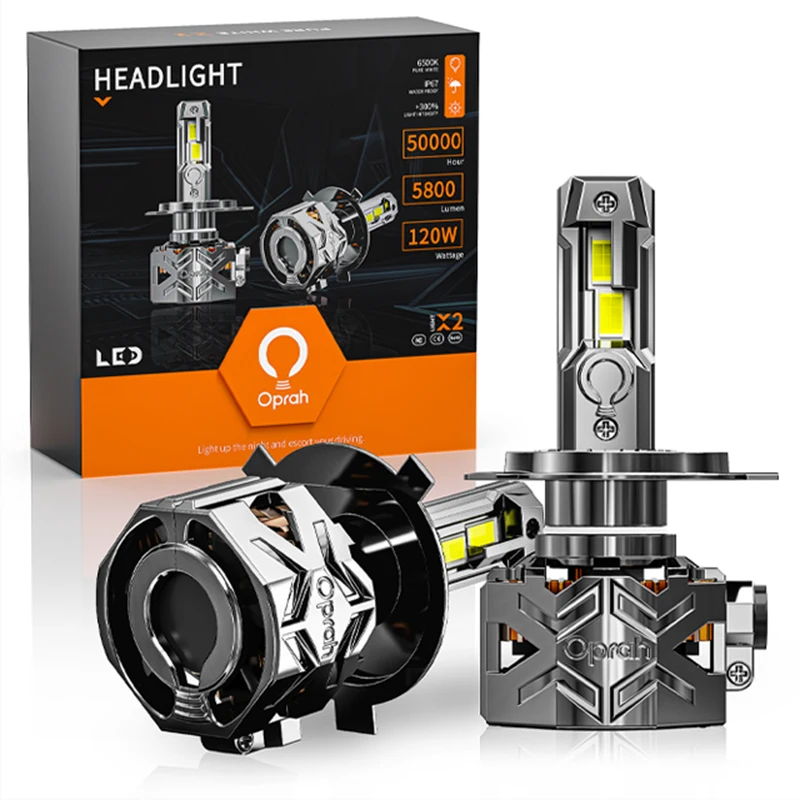 Oprah 2PCS 240W H1 H4 H7 H11 Светодиодные автомобильные фары 11600LM 9005 9006 Высокая мощность 6072 CSP Canbus 6500K Белый фары с вентилятором
Oprah 2PCS 240W H1 H4 H7 H11 Светодиодные автомобильные фары 11600LM 9005 9006 Высокая мощность 6072 CSP Canbus 6500K Белый фары с вентилятором