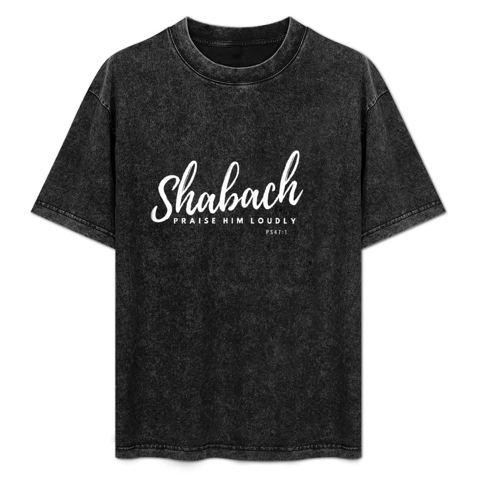 Shabach black T-Shirt Work Casual Loose Fit T-Shirt
Shabach black T-Shirt Work Casual Loose Fit T-Shirt