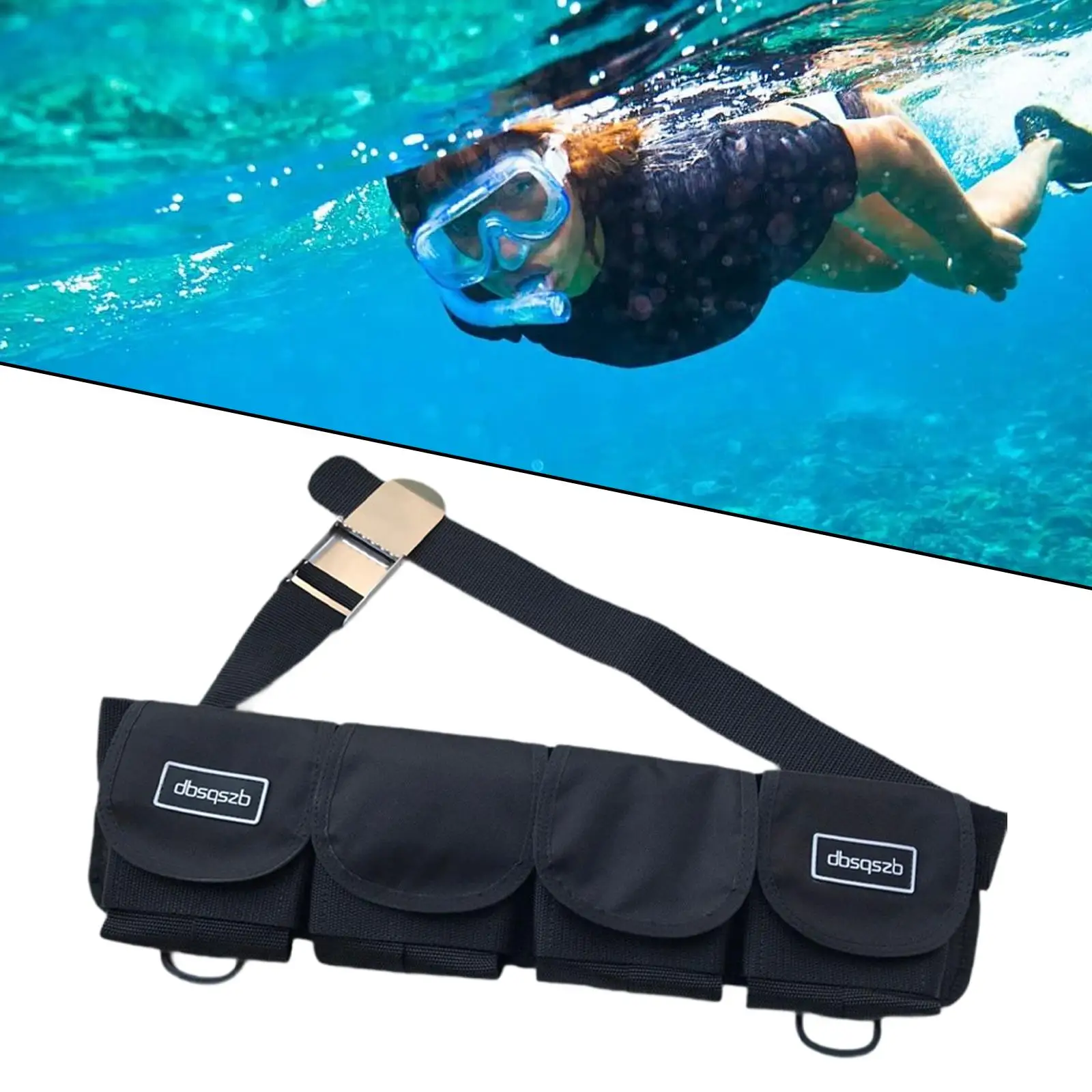 Diving Gear Weight Belt Pocket Water Resistant Adjustable Strap Scuba Accessory for Professional Divers
Diving Gear Weight Belt Pocket Water Resistant Adjustable Strap Scuba Accessory for Professional Divers