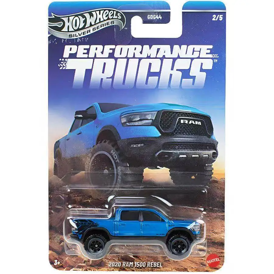 Hot Wheels Cars PERFORMTANCE TRUCKS 20 Ram 1500 Rebel 1/64 Metal Die-cast Model Collection Toy Vehicles GDG44
Hot Wheels Cars PERFORMTANCE TRUCKS 20 Ram 1500 Rebel 1/64 Metal Die-cast Model Collection Toy Vehicles GDG44