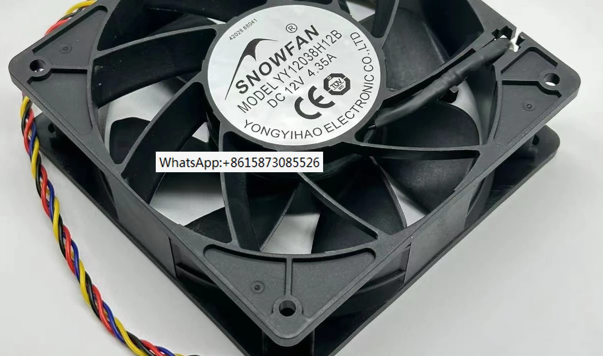 SNOWFAN YY12038H12B DC 12В 4.35A 120x120x38 мм 4-проводной вентилятор охлаждения сервера
SNOWFAN YY12038H12B DC 12В 4.35A 120x120x38 мм 4-проводной вентилятор охлаждения сервера