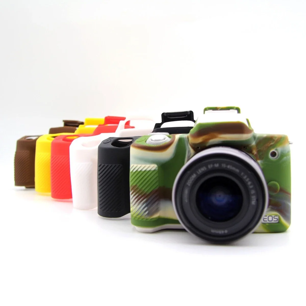 For Canon M50 M50II Mirrorless Camera Silicone Sleeve Body Skin Protective Cover With Free Tempered Film,
For Canon M50 M50II Mirrorless Camera Silicone Sleeve Body Skin Protective Cover With Free Tempered Film,