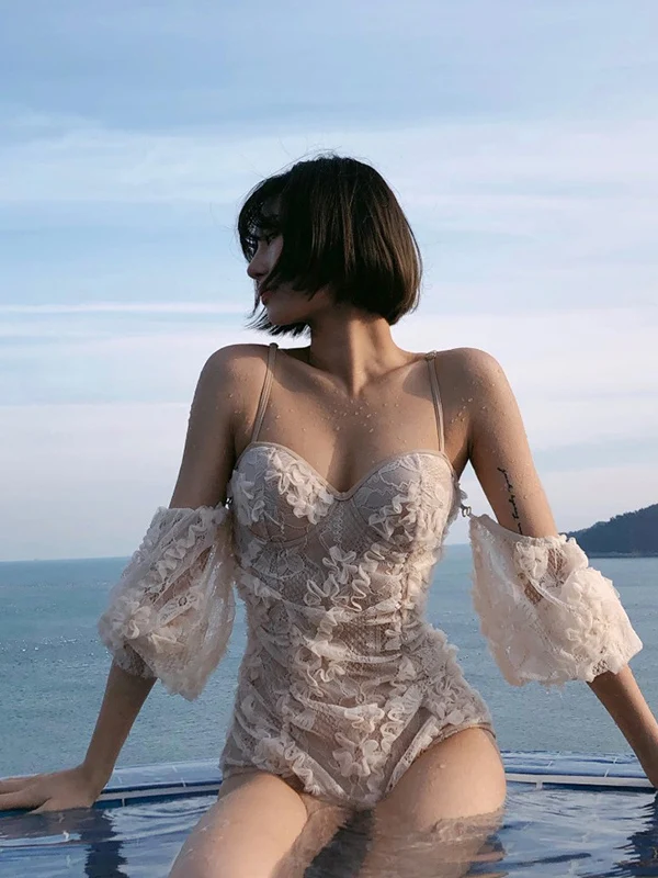 Ele Bal Lace Swimsuit Women's Summer 2026 New Sle Thermal Spring Bathing Suit Slimming High-Waisted Bikini
Ele Bal Lace Swimsuit Women's Summer 2026 New Sle Thermal Spring Bathing Suit Slimming High-Waisted Bikini