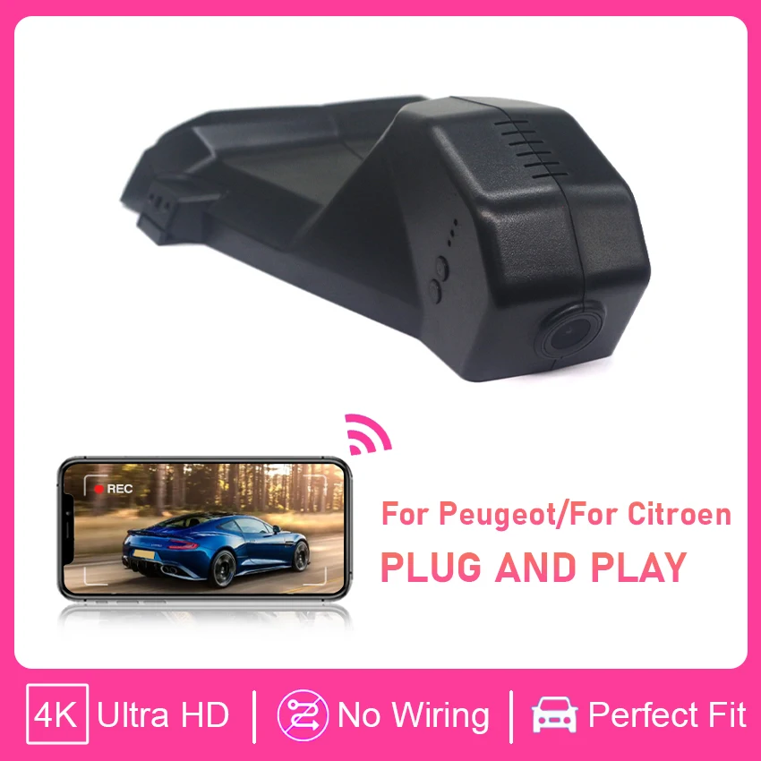 Dashcam Dvr Camera Recorder ,Plug and Play UHD 4K 2160P Dash Cam for Peugeot 5008 3008 4008 for Citroen C5 Aircross for DS7
Dashcam Dvr Camera Recorder ,Plug and Play UHD 4K 2160P Dash Cam for Peugeot 5008 3008 4008 for Citroen C5 Aircross for DS7