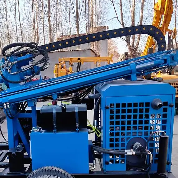 Customized SM300 Portable Diesel Pneumatic Water Well Drill Rig for 300m Depth
Customized SM300 Portable Diesel Pneumatic Water Well Drill Rig for 300m Depth