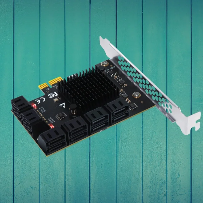 Sata Pci Express PCIE/PCI-E/PCI Express X1 12 Port SATA3.0 ASMedia1064 + JMB575 with Heatsink Pcie Sata for Desktop PC Computer
Sata Pci Express PCIE/PCI-E/PCI Express X1 12 Port SATA3.0 ASMedia1064 + JMB575 with Heatsink Pcie Sata for Desktop PC Computer