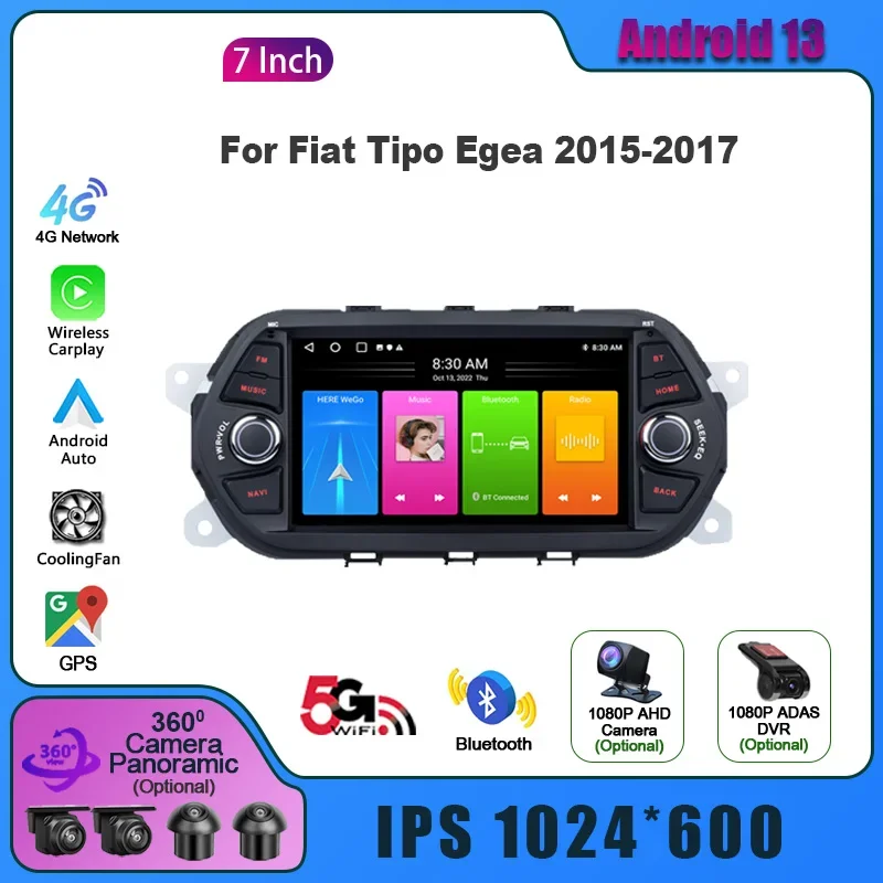 For Fiat Tipo Egea 2015-2017 Radio Multimedia Wireless Apple Android Carplay Stereo 2 Din Screen
For Fiat Tipo Egea 2015-2017 Radio Multimedia Wireless Apple Android Carplay Stereo 2 Din Screen
