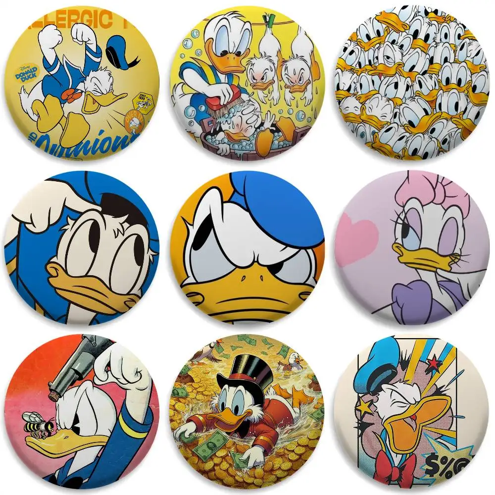 Donald Duck Cute Cartoon Badges Round Exquisite Badge Brooches Creative Pins For Clothes Hat Backpack Gift Accessories
Donald Duck Cute Cartoon Badges Round Exquisite Badge Brooches Creative Pins For Clothes Hat Backpack Gift Accessories