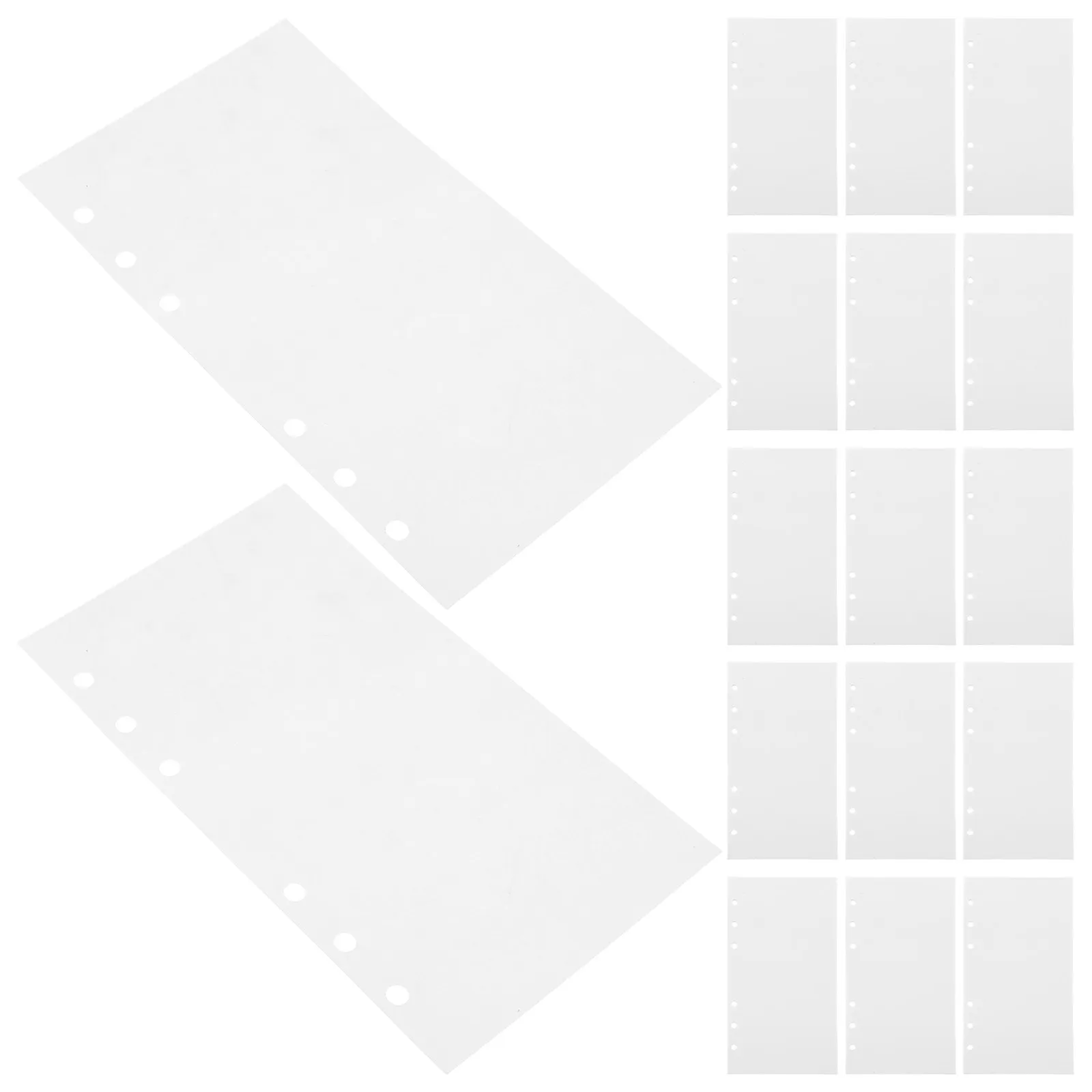 50 Sheets Blank A5 Sticker Binder Release Page Double-Sided 6-Ring Refill Insert for Reusable Sticker Collection Scrapbook
50 Sheets Blank A5 Sticker Binder Release Page Double-Sided 6-Ring Refill Insert for Reusable Sticker Collection Scrapbook