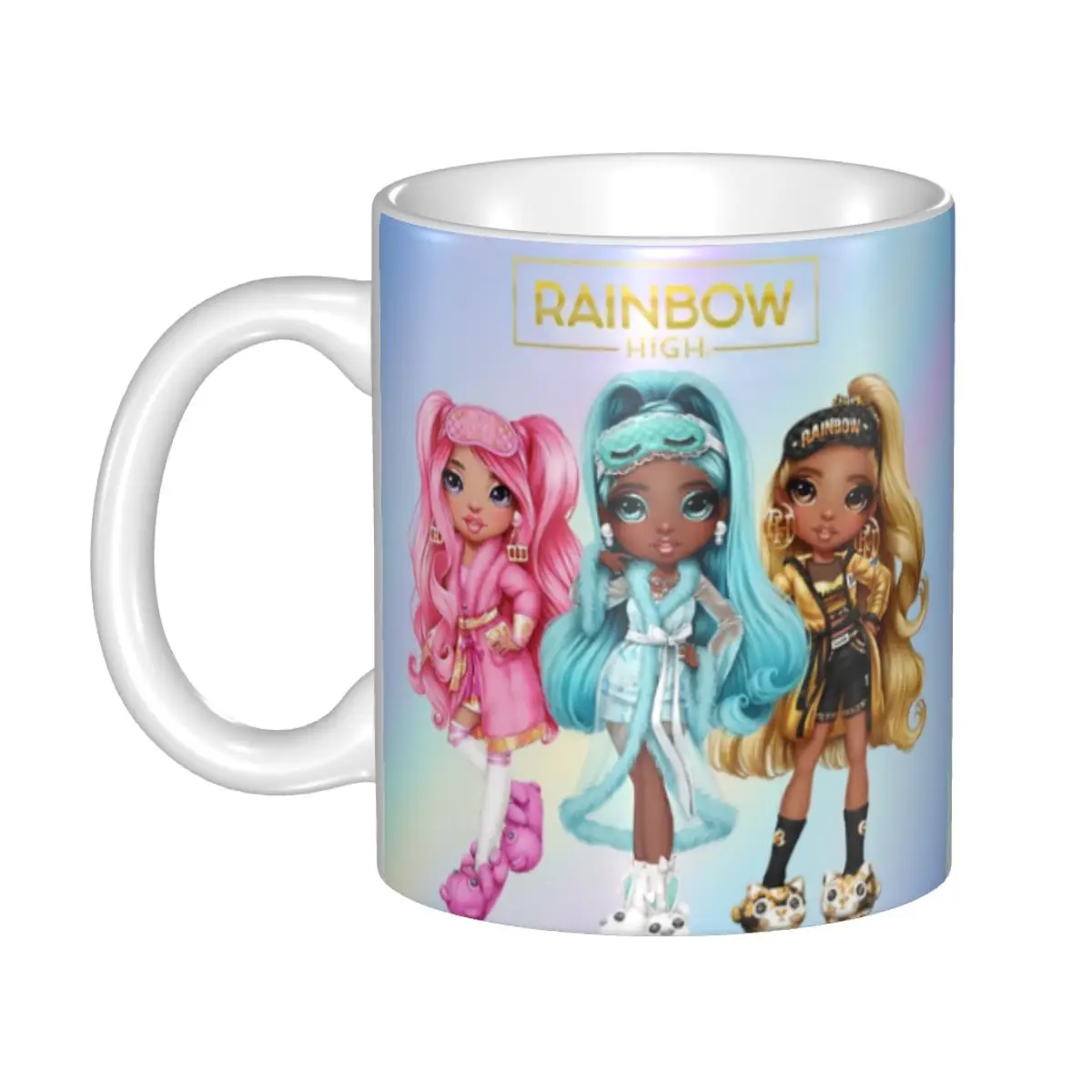 Rainbow High Slumber Party Coffee Mugs DIY Customized Ceramic Mug Creative Gift
Rainbow High Slumber Party Coffee Mugs DIY Customized Ceramic Mug Creative Gift
