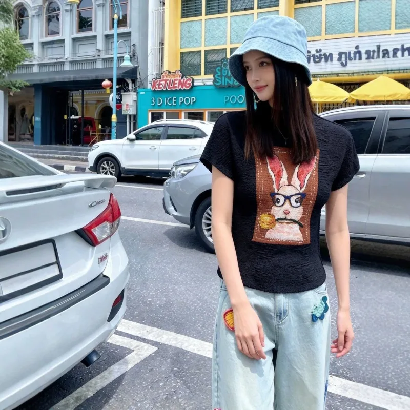 Miyake Pleated Printed Short Sleeve T-Shirt Plisse Women Slim Fit Pleats 2026 New Style Fold High-End Pleat Loose Summer Top
Miyake Pleated Printed Short Sleeve T-Shirt Plisse Women Slim Fit Pleats 2026 New Style Fold High-End Pleat Loose Summer Top