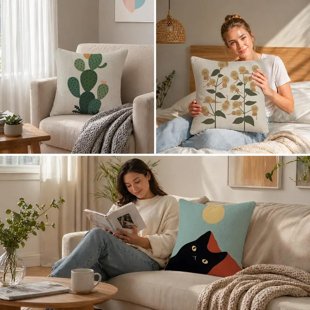 L-Lim Heng Swee Cushion Cover Natural Linen Pillowcase Set, All-in-One Decor for Sofa, Bedroom & Chair
L-Lim Heng Swee Cushion Cover Natural Linen Pillowcase Set, All-in-One Decor for Sofa, Bedroom & Chair