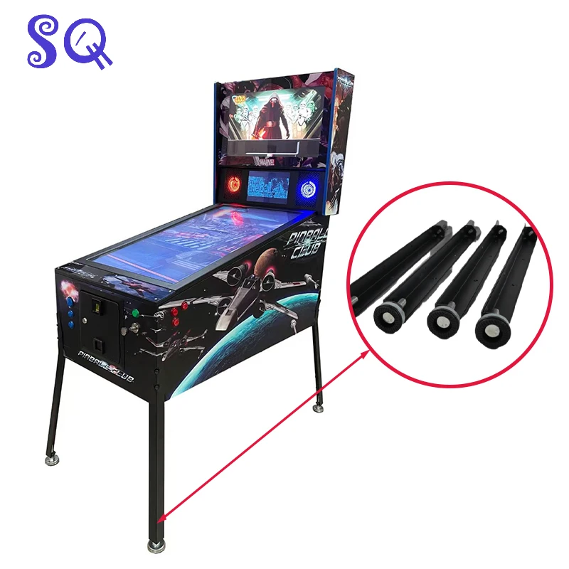 Pinball Coin Operated Arcade Game Machine Black Pinball Legs Complete Set Accessories
Pinball Coin Operated Arcade Game Machine Black Pinball Legs Complete Set Accessories