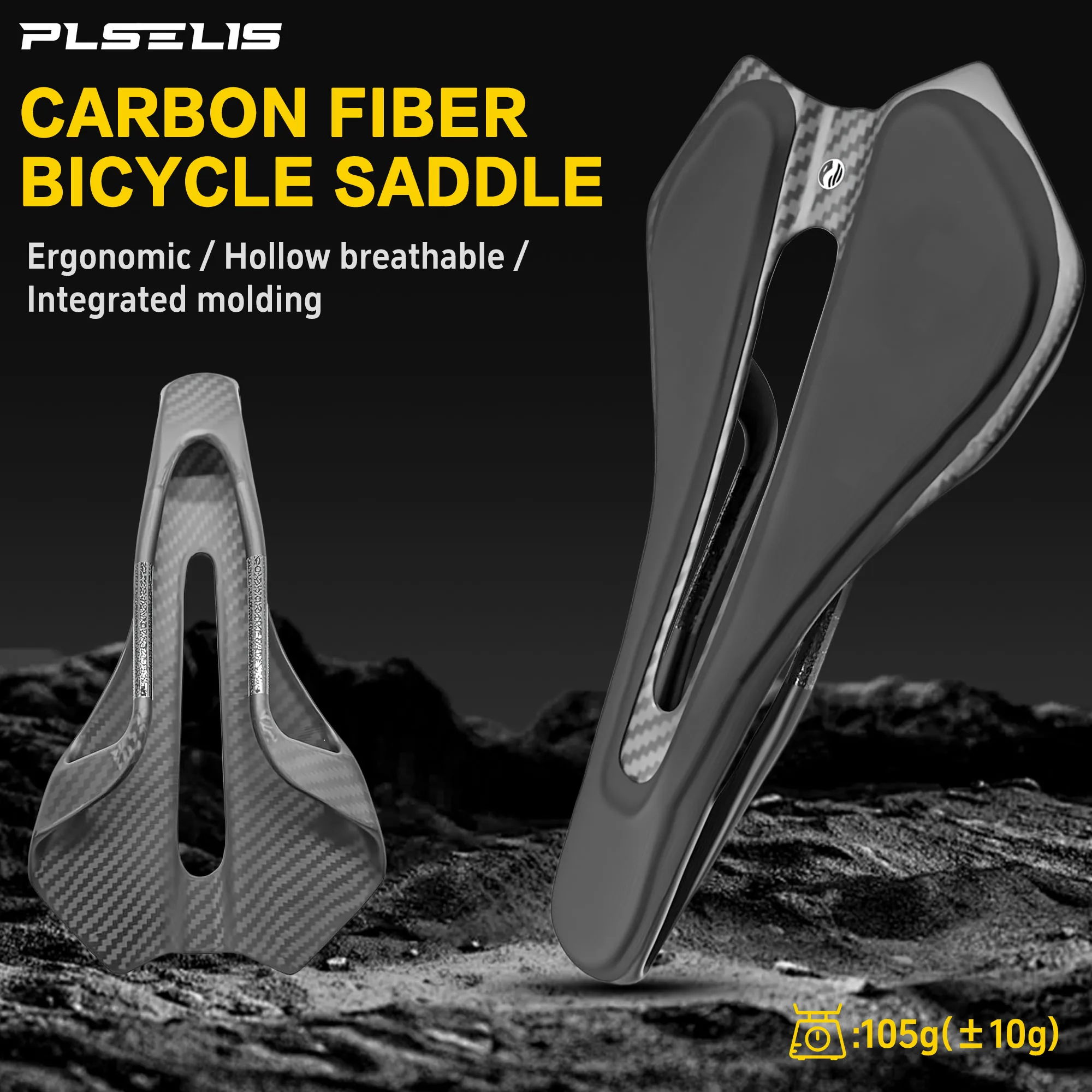 Plselis full carbon saddle light road bike cushion weight 90g/100g waterproof and wear-resistant. Ergonomic design
Plselis full carbon saddle light road bike cushion weight 90g/100g waterproof and wear-resistant. Ergonomic design