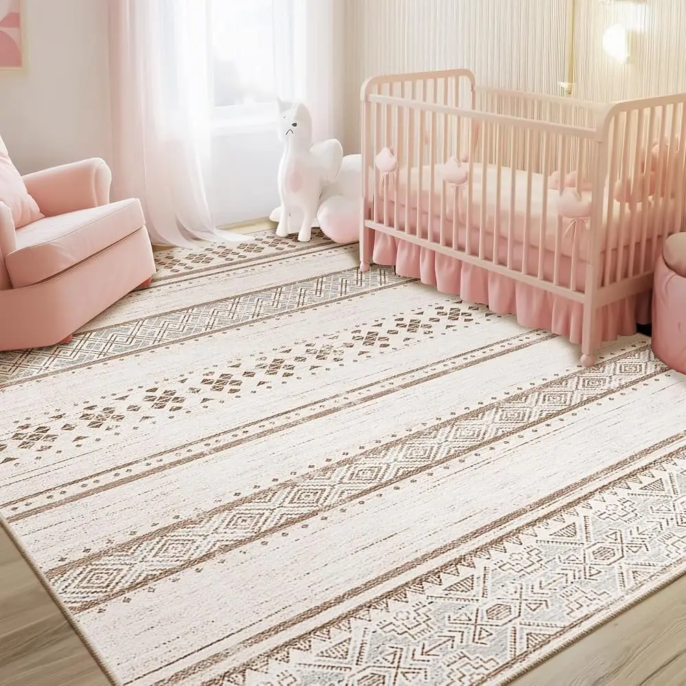 5X7 Area Rugs For Living Room Washable Moroccan Farmhouse Neutral Geometric Low Pile Non-Slip Soft Print Pattern Rug For
5X7 Area Rugs For Living Room Washable Moroccan Farmhouse Neutral Geometric Low Pile Non-Slip Soft Print Pattern Rug For