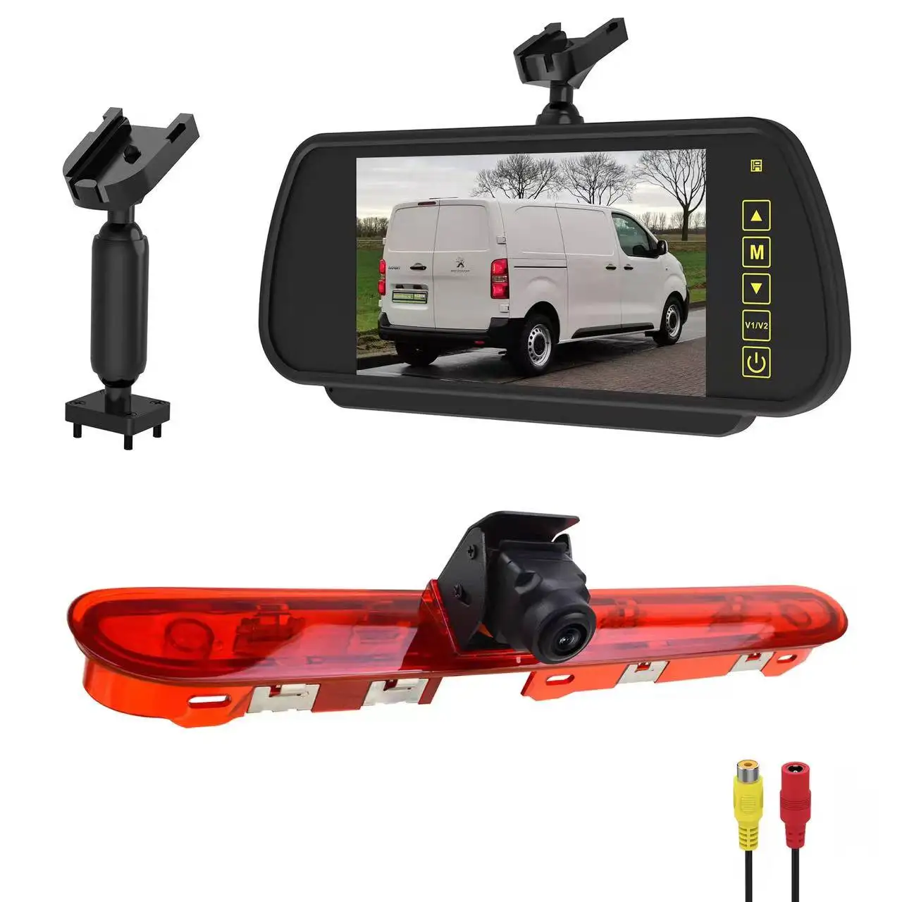 Third brake light camera for Toyota ProAce Peugeot Expert Traveler Citroen Jump Space Traveler with 7 "rear view (2016-Current)
Third brake light camera for Toyota ProAce Peugeot Expert Traveler Citroen Jump Space Traveler with 7 "rear view (2016-Current)