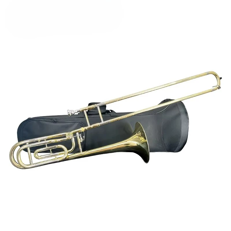 Factory Gold Silver Gold+Silver Lacquer Toned Bb/F Key Toned Professional Trombone Brasswind Musical Instrument
Factory Gold Silver Gold+Silver Lacquer Toned Bb/F Key Toned Professional Trombone Brasswind Musical Instrument