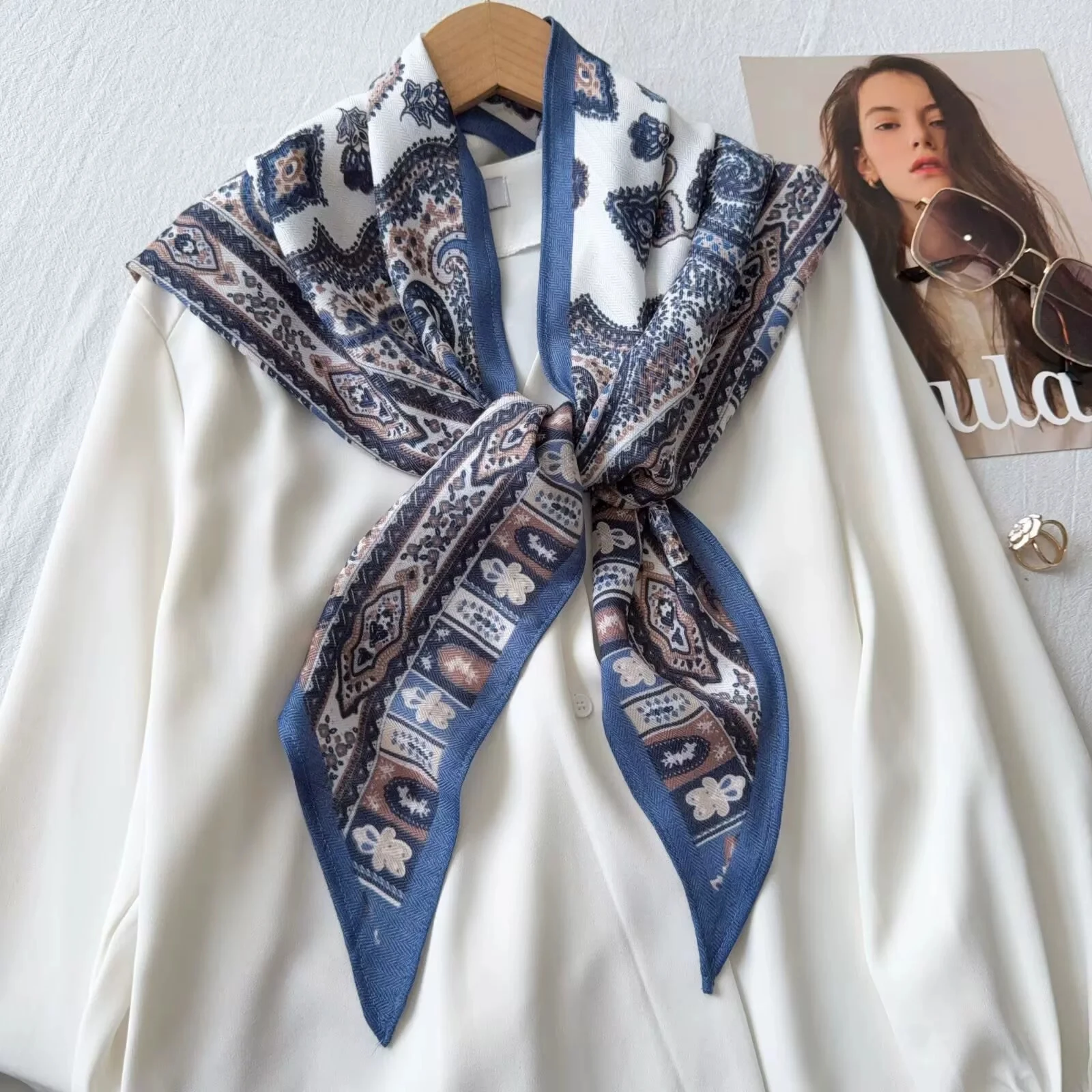Large Women Herringbone Paisley Triangle Scarf Spring & Autumn Handkerchief Shawl Ladies Vacation Foulard Hijabs
Large Women Herringbone Paisley Triangle Scarf Spring & Autumn Handkerchief Shawl Ladies Vacation Foulard Hijabs