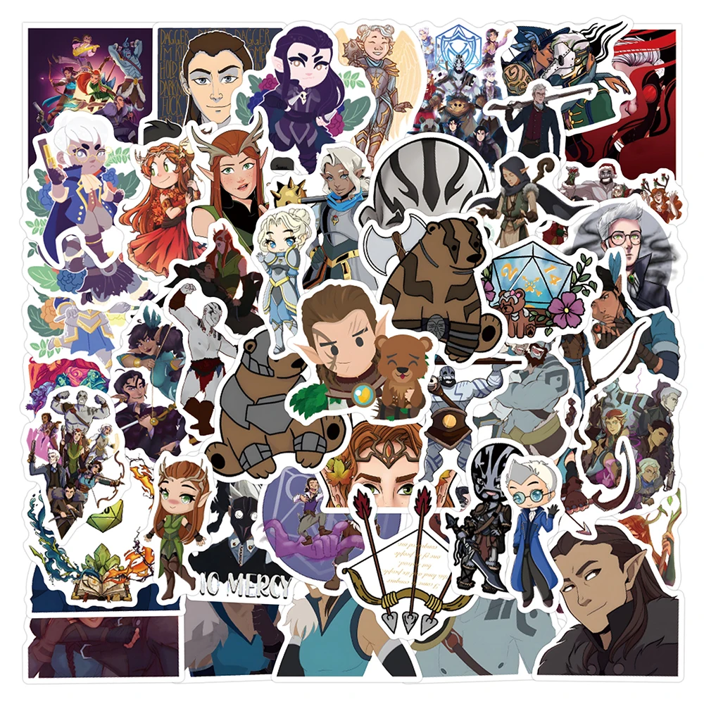 10/30/50/110pcs Funny Anime The Legend of Vox Machina Stickers Cool Cartoon Kids Sticker Toy Luggage Diary Phone Decals Packing
10/30/50/110pcs Funny Anime The Legend of Vox Machina Stickers Cool Cartoon Kids Sticker Toy Luggage Diary Phone Decals Packing