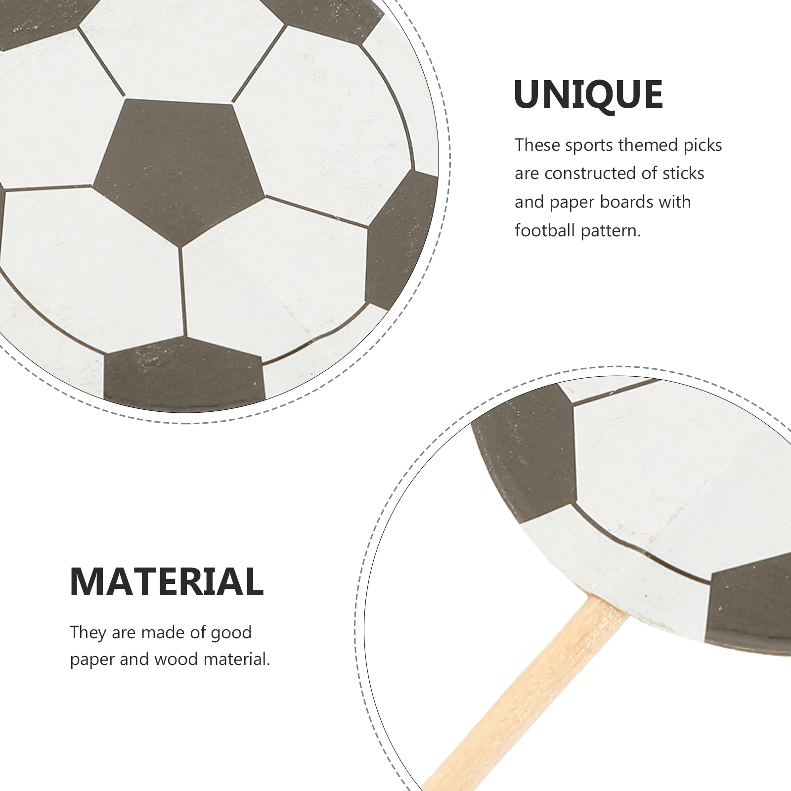 72pcs Football Picks Paper Cake Toppers Basketball Cupcake Decorations Eco Friendly Long LastingCake Decoration Supplies
72pcs Football Picks Paper Cake Toppers Basketball Cupcake Decorations Eco Friendly Long LastingCake Decoration Supplies