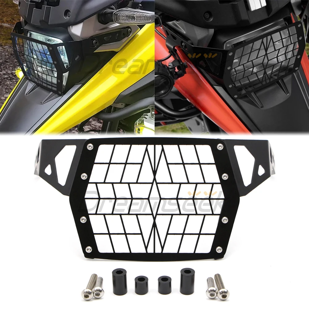 Black Headlight Guard Protector Grille Cover for Suzuki V-Strom DL1050XT DL1050A DL1050 2020-23 Motorcycle Head Lamp Grill Cover
Black Headlight Guard Protector Grille Cover for Suzuki V-Strom DL1050XT DL1050A DL1050 2020-23 Motorcycle Head Lamp Grill Cover