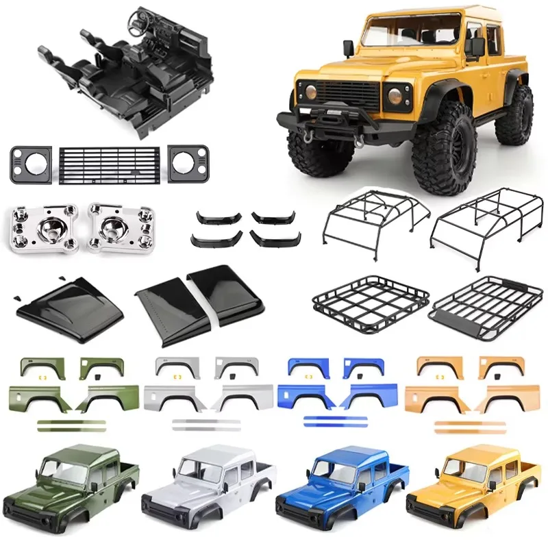 Metal Simulation 313/324mm 4 Doors Pickup Truck Shell for 1/10 RC Crawler Car Traxxas TRX4 Defender SCX10II RC4WD RD110 Parts
Metal Simulation 313/324mm 4 Doors Pickup Truck Shell for 1/10 RC Crawler Car Traxxas TRX4 Defender SCX10II RC4WD RD110 Parts
