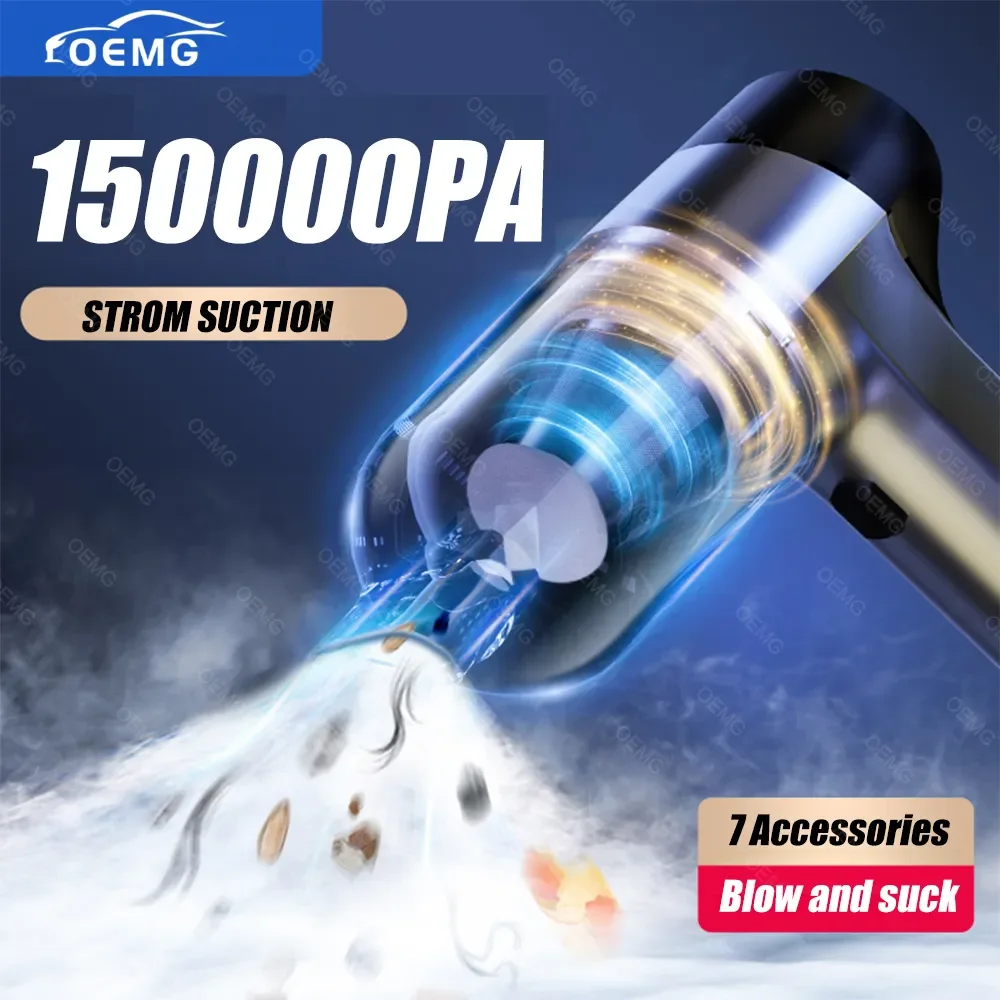 Car Vacuum Cleaner Strong Suction Mini Wireless Handheld Cleaner for Home Appliance Powerful Cleaning Machine Car Cleaner
Car Vacuum Cleaner Strong Suction Mini Wireless Handheld Cleaner for Home Appliance Powerful Cleaning Machine Car Cleaner