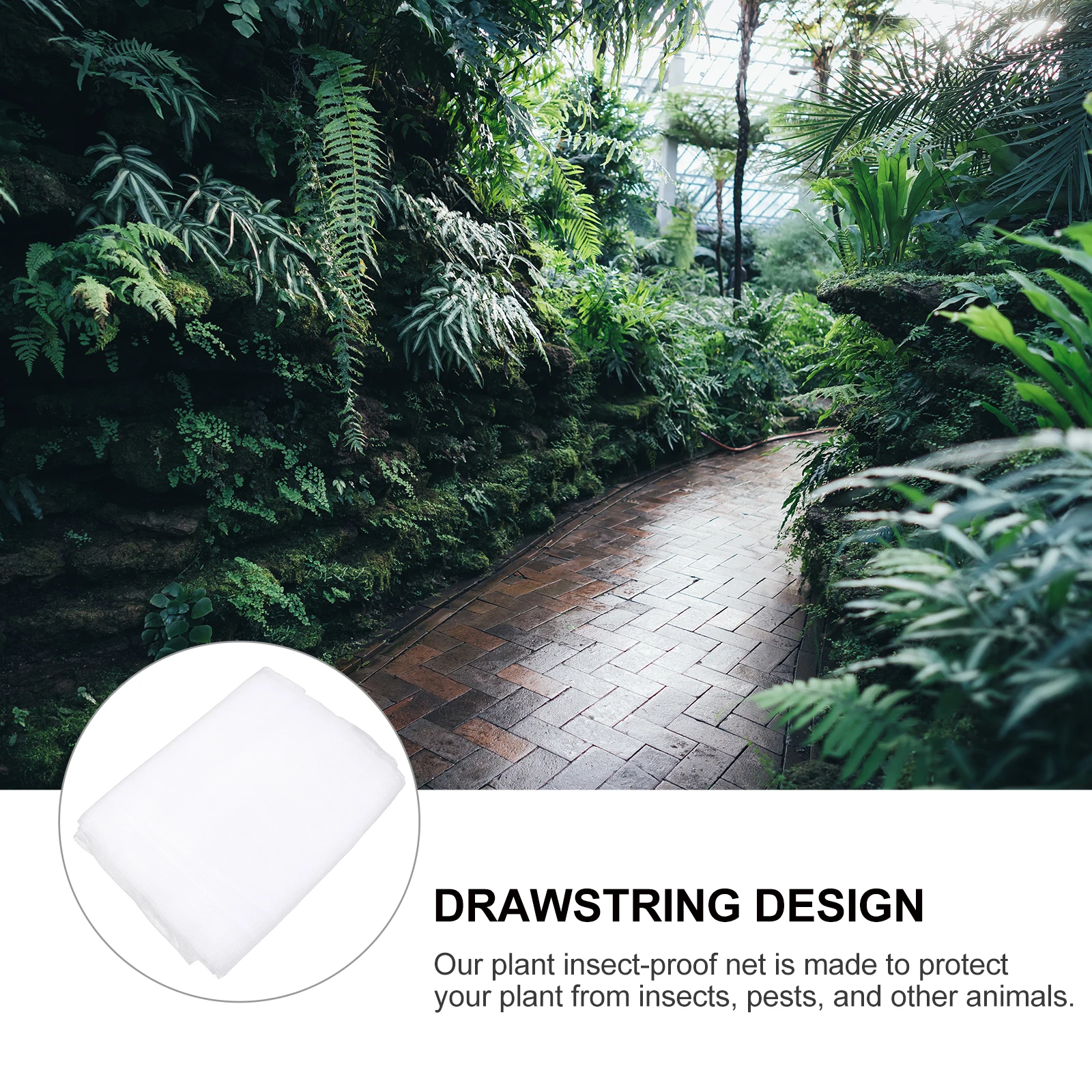 Plant Protection Netting Bag PE Material Insect Proof Garden Cover Mesh Lattice Windproof Drawstring Fruit Tomato Shrub Barrier
Plant Protection Netting Bag PE Material Insect Proof Garden Cover Mesh Lattice Windproof Drawstring Fruit Tomato Shrub Barrier