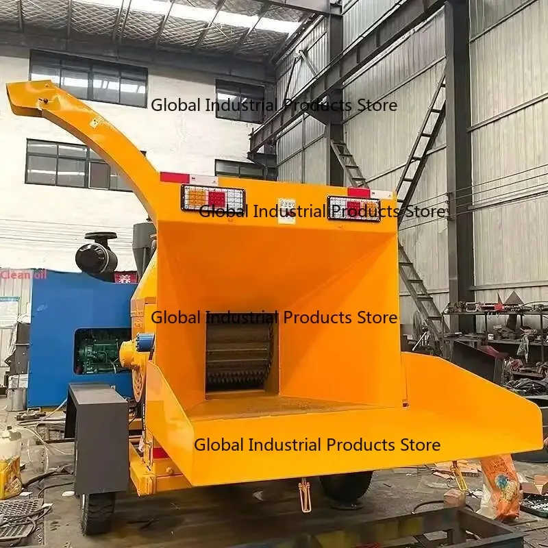 Multifunctional Large Branch Crusher Fully Automatic Wood Crusher Garden Dry And Wet Rattan Branch And Leaf Crusher