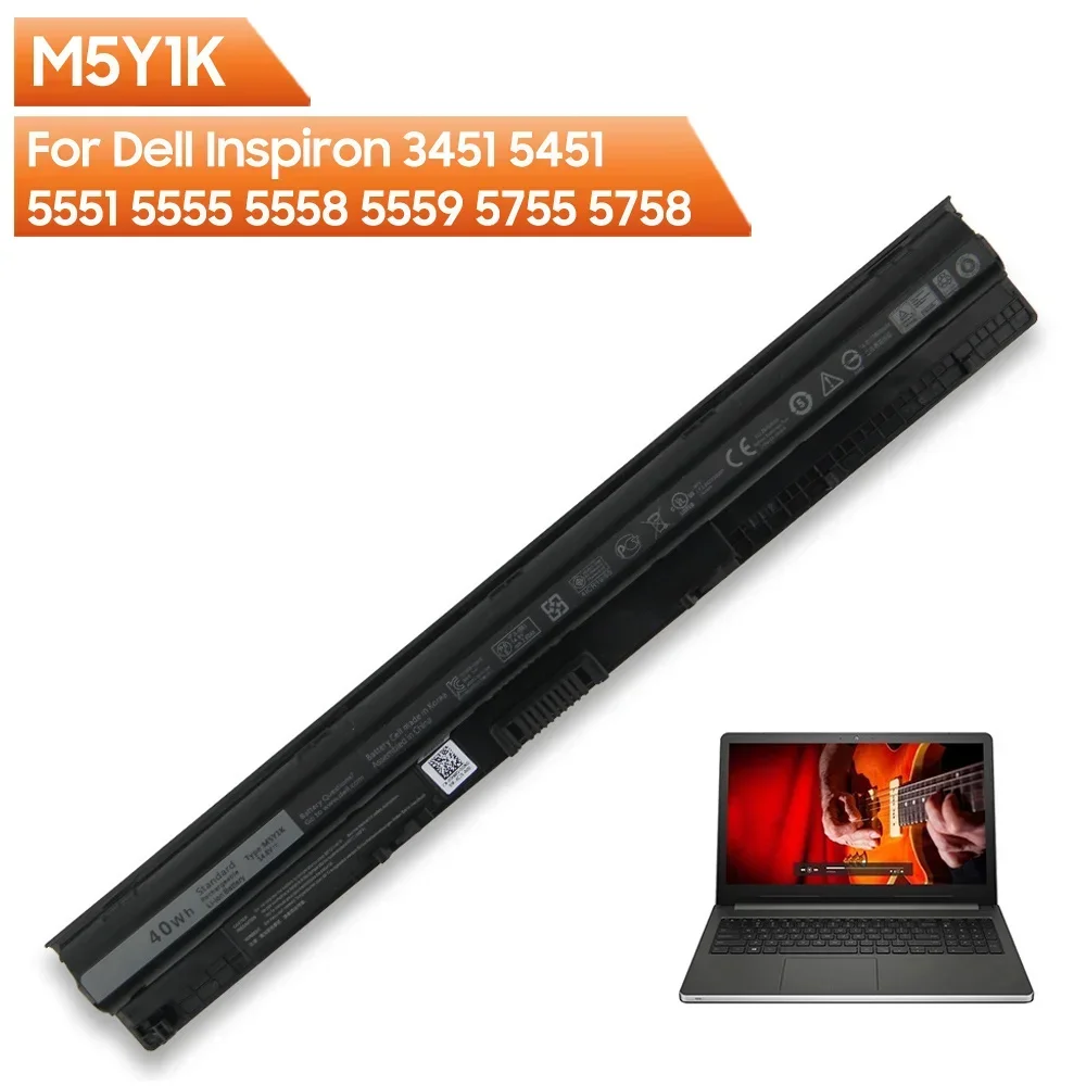 M5Y1K K185W Replacement Laptop Battery For Dell Inspiron 3451 5451 5551 5558 5559 5755 5758 14-3458 14-345115-3451 40Wh
M5Y1K K185W Replacement Laptop Battery For Dell Inspiron 3451 5451 5551 5558 5559 5755 5758 14-3458 14-345115-3451 40Wh