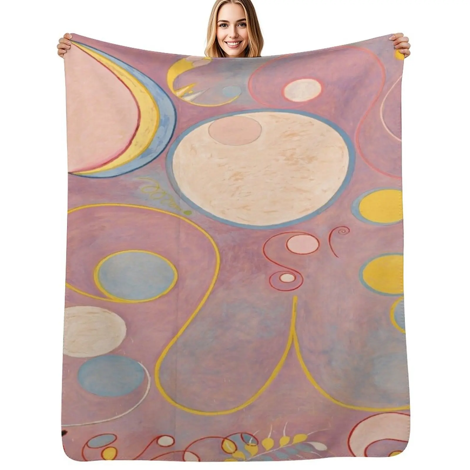 Hilma af Klint The Ten Largest, No.8, Adulthood, Group IV Throw Blanket Cozy Sofa Blanket for TV Watching Napping
Hilma af Klint The Ten Largest, No.8, Adulthood, Group IV Throw Blanket Cozy Sofa Blanket for TV Watching Napping