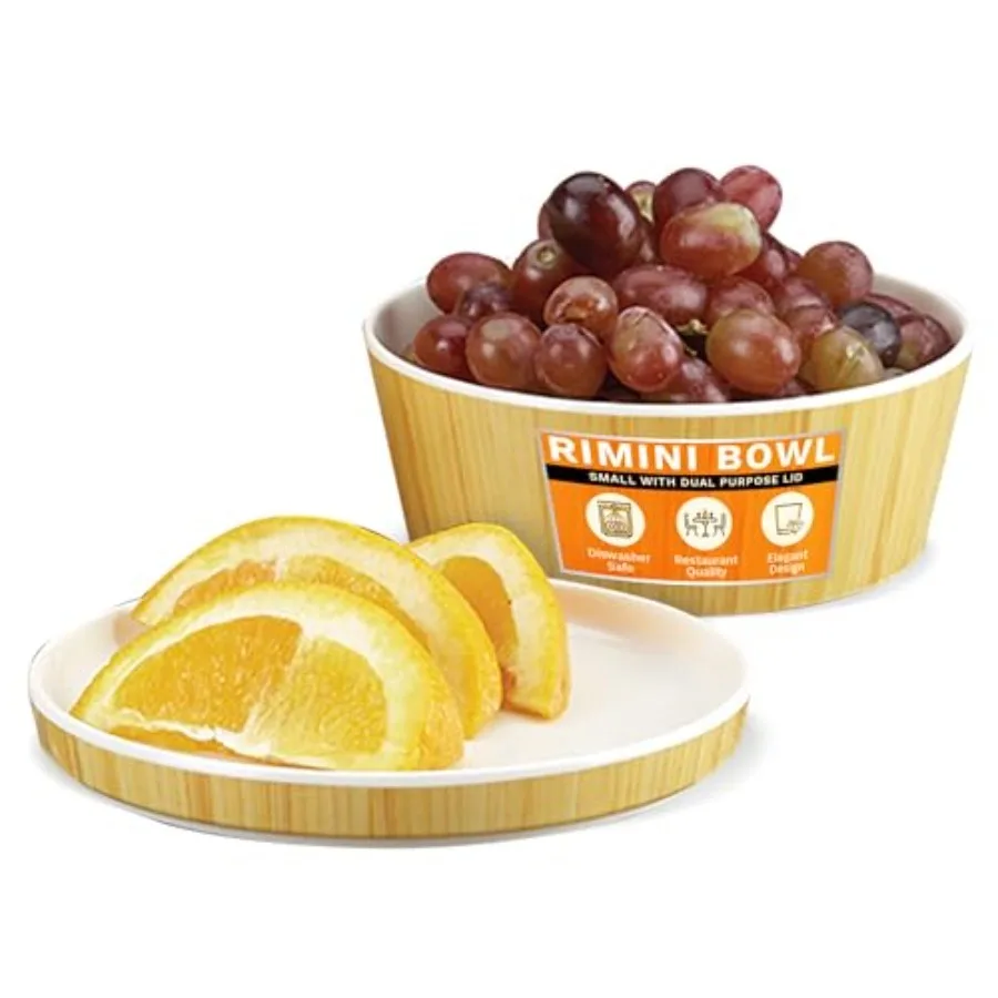 Rimini Small Bamboo Bowl with Plate Top Lid Covered Bowl
Rimini Small Bamboo Bowl with Plate Top Lid Covered Bowl