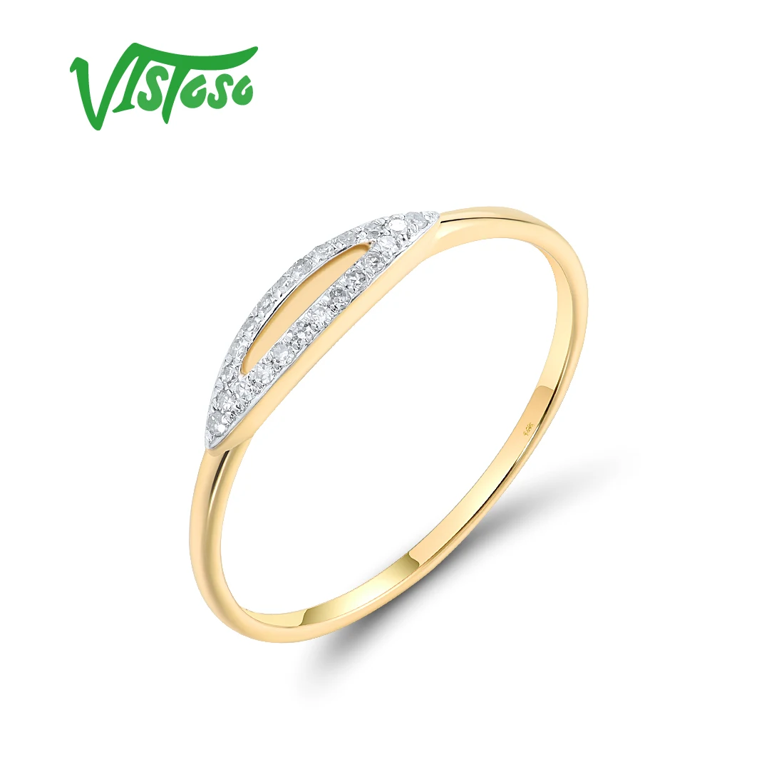 VISTOSO Pure 14K 585 Yellow Gold Rings For Women Sparkling Diamonds Dainty Marquise Wedding Stackable Daily Wear Fine Jewelry
VISTOSO Pure 14K 585 Yellow Gold Rings For Women Sparkling Diamonds Dainty Marquise Wedding Stackable Daily Wear Fine Jewelry