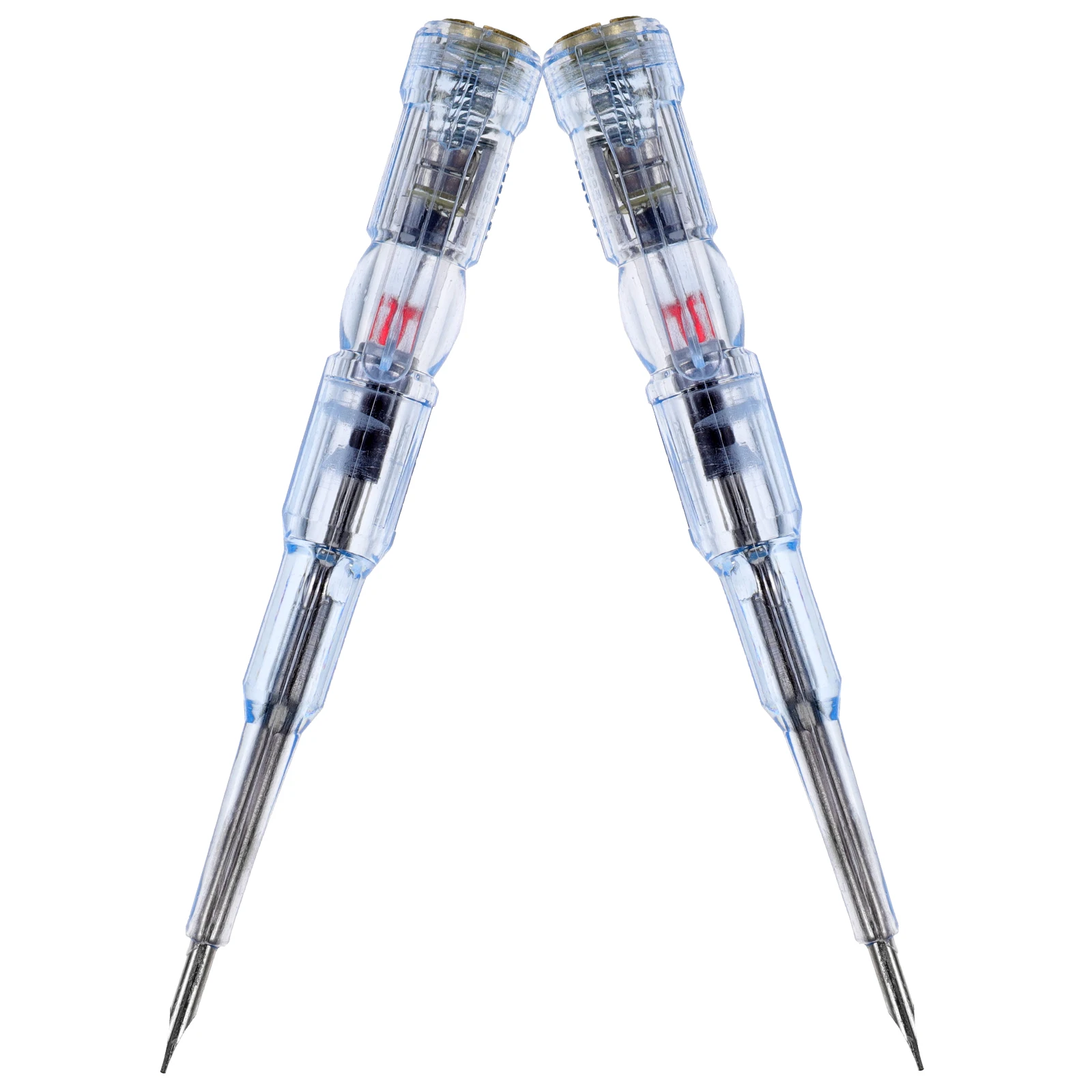 2 Pcs Electric Tester Pen LED Light Emitting Compact Structure Self Test Function Live Wire Circuit Tester Screwdriver
2 Pcs Electric Tester Pen LED Light Emitting Compact Structure Self Test Function Live Wire Circuit Tester Screwdriver