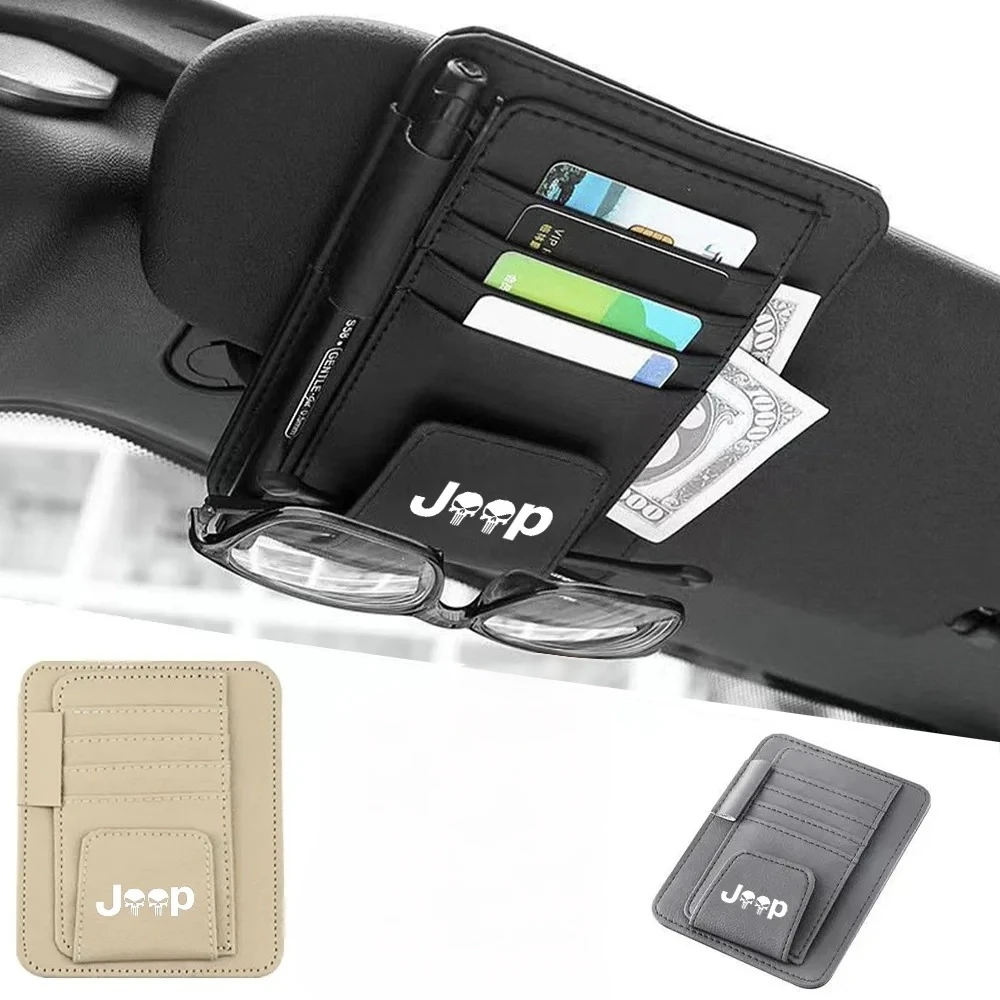 Car Sun Visor Multifunctional Eyewear and Card Holder for Jeep Renegade Compass Wrangler Grand Cherokee Gladiator
Car Sun Visor Multifunctional Eyewear and Card Holder for Jeep Renegade Compass Wrangler Grand Cherokee Gladiator