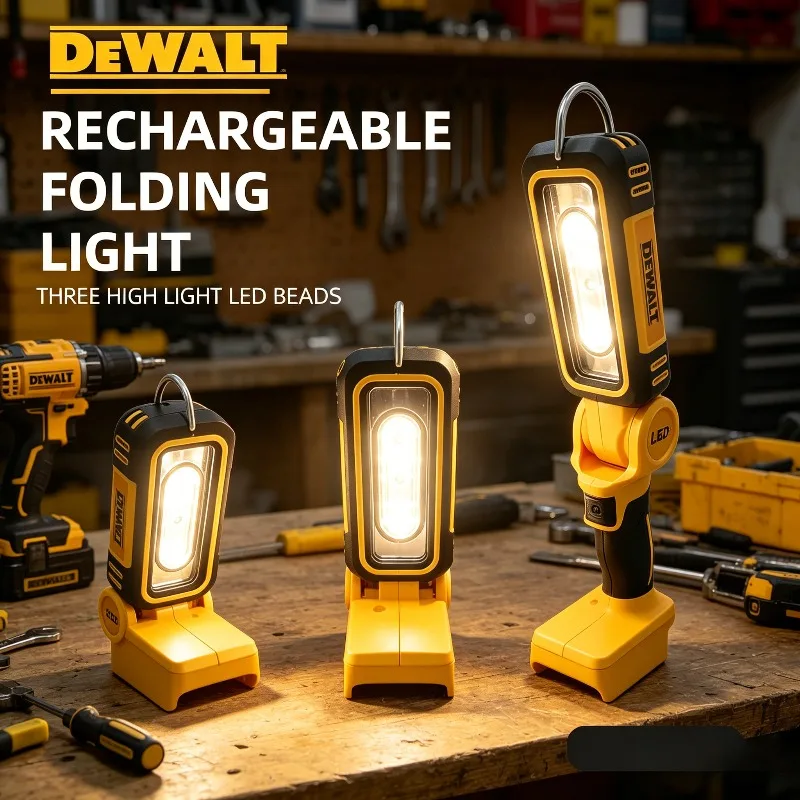 Складной рабочий фонарь DEWALT, аварийный фонарик с углом освещения 90 градусов, портативный кемпинговый фонарь для электроинструментов DEWALT с питанием от аккумулятора
Складной рабочий фонарь DEWALT, аварийный фонарик с углом освещения 90 градусов, портативный кемпинговый фонарь для электроинструментов DEWALT с питанием от аккумулятора