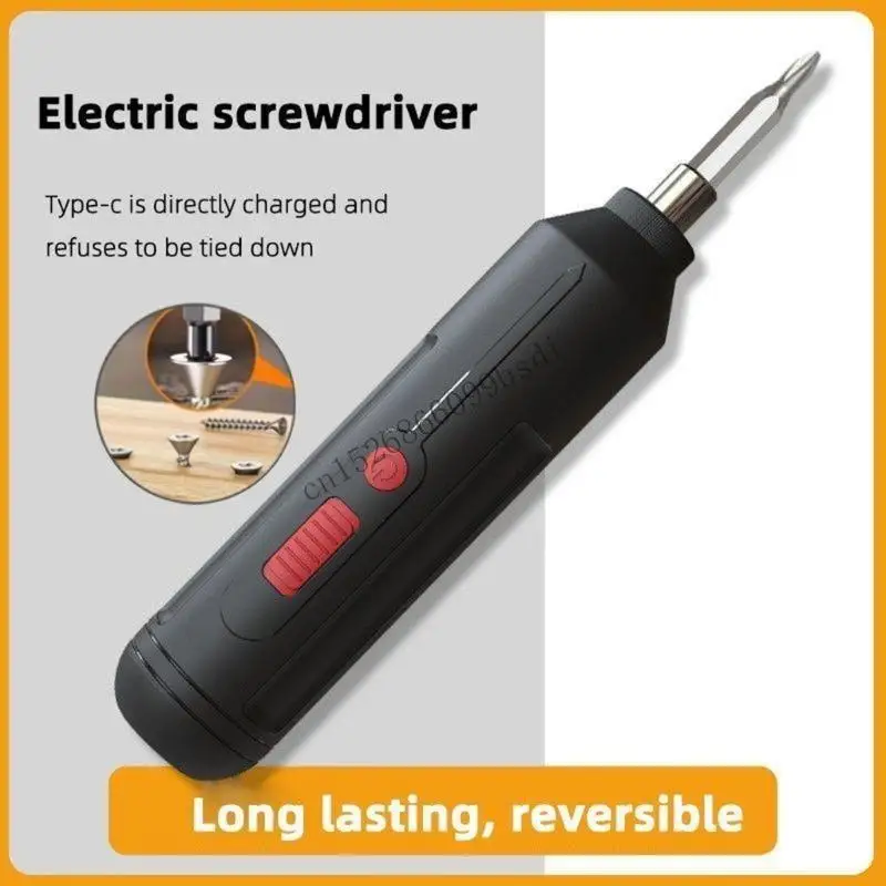 Rechargeable Electric Screwdriver With Bit Ergonomic Grip For Home 11UA
Rechargeable Electric Screwdriver With Bit Ergonomic Grip For Home 11UA