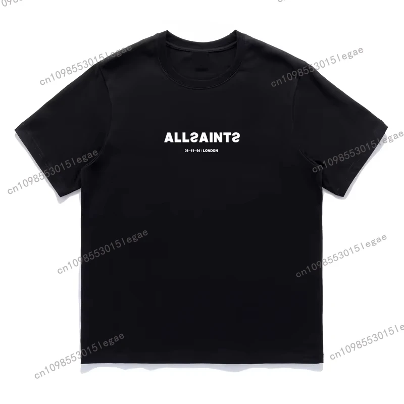 Casual ALL SAINTS Printed Short Sleeve T-Shirt High Quality Simple Letters Men's and Women's Versatile Crew Neck Top T-Shirt
Casual ALL SAINTS Printed Short Sleeve T-Shirt High Quality Simple Letters Men's and Women's Versatile Crew Neck Top T-Shirt