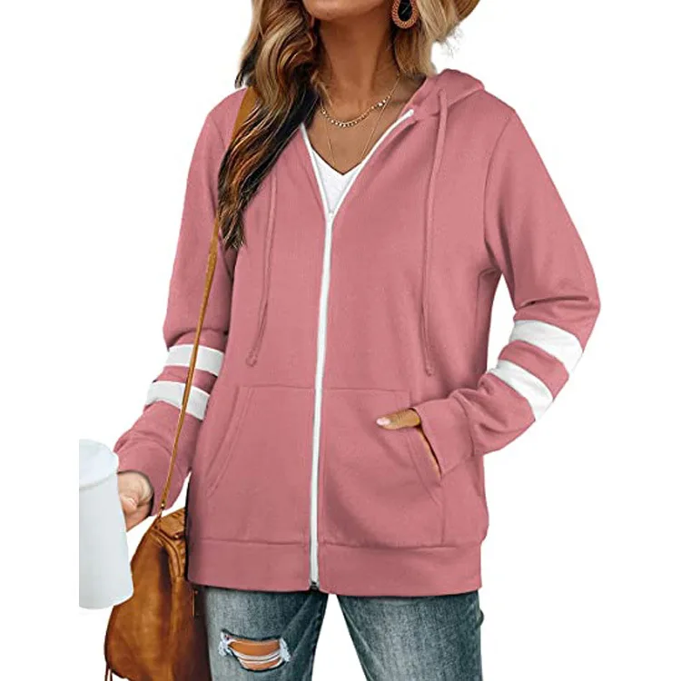 2024 Spring Autumn Women' Hoodie Zipper Sweat Jackets Solid Color Casual Loose Jacket Women's Oversize Tops Women's Clothing
2024 Spring Autumn Women' Hoodie Zipper Sweat Jackets Solid Color Casual Loose Jacket Women's Oversize Tops Women's Clothing