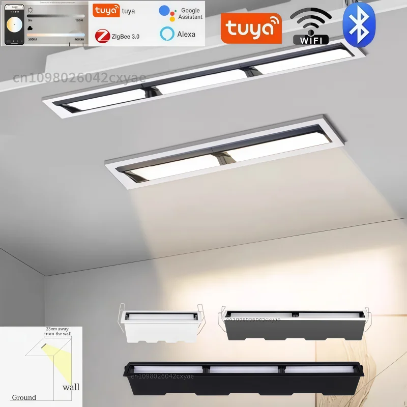 Tuya ceiling lights, Zigbee spotlights, COB downlights, LED anti-glare grille lights 10W, 20W, 30W living room indoor lighting
Tuya ceiling lights, Zigbee spotlights, COB downlights, LED anti-glare grille lights 10W, 20W, 30W living room indoor lighting