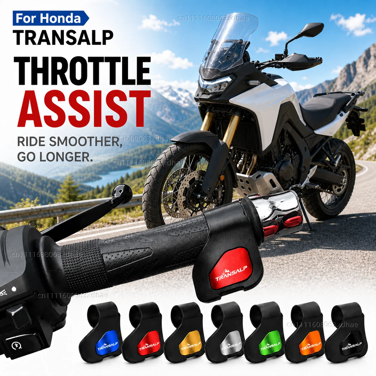 For Honda XL 750 Transalp XL750 TRANSALP Motorcycle Throttle Assistant Clip Labor Saver Acceleration Labor-saving Auxiliary Grip
For Honda XL 750 Transalp XL750 TRANSALP Motorcycle Throttle Assistant Clip Labor Saver Acceleration Labor-saving Auxiliary Grip