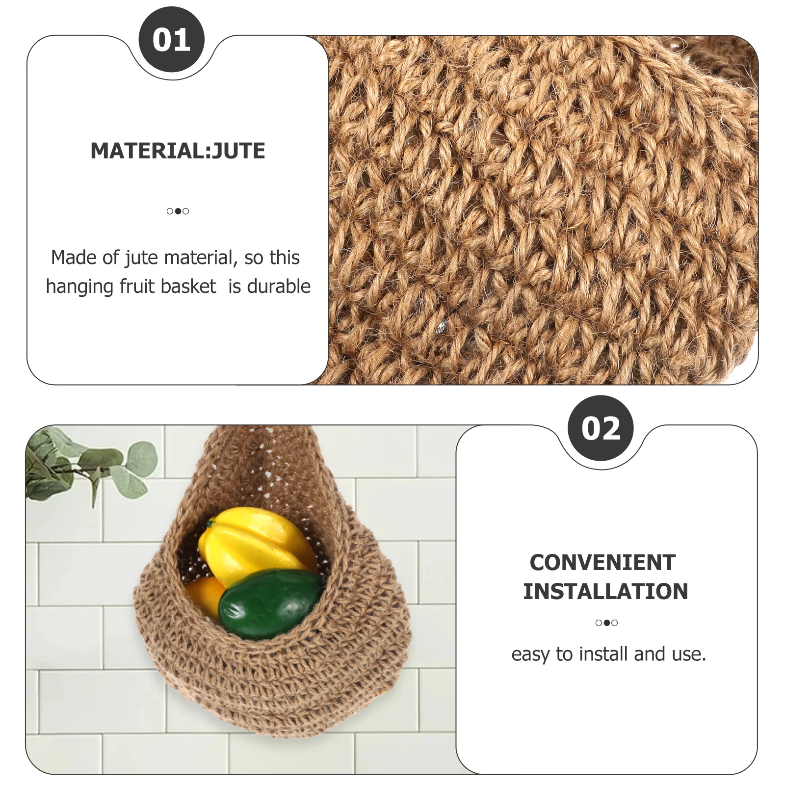 Bohemian Hanging Wall Basket Teardrop Shaped Storage for Kitchen Home Small Size Jute Rope Multi Functional Fruit Vegetable
Bohemian Hanging Wall Basket Teardrop Shaped Storage for Kitchen Home Small Size Jute Rope Multi Functional Fruit Vegetable