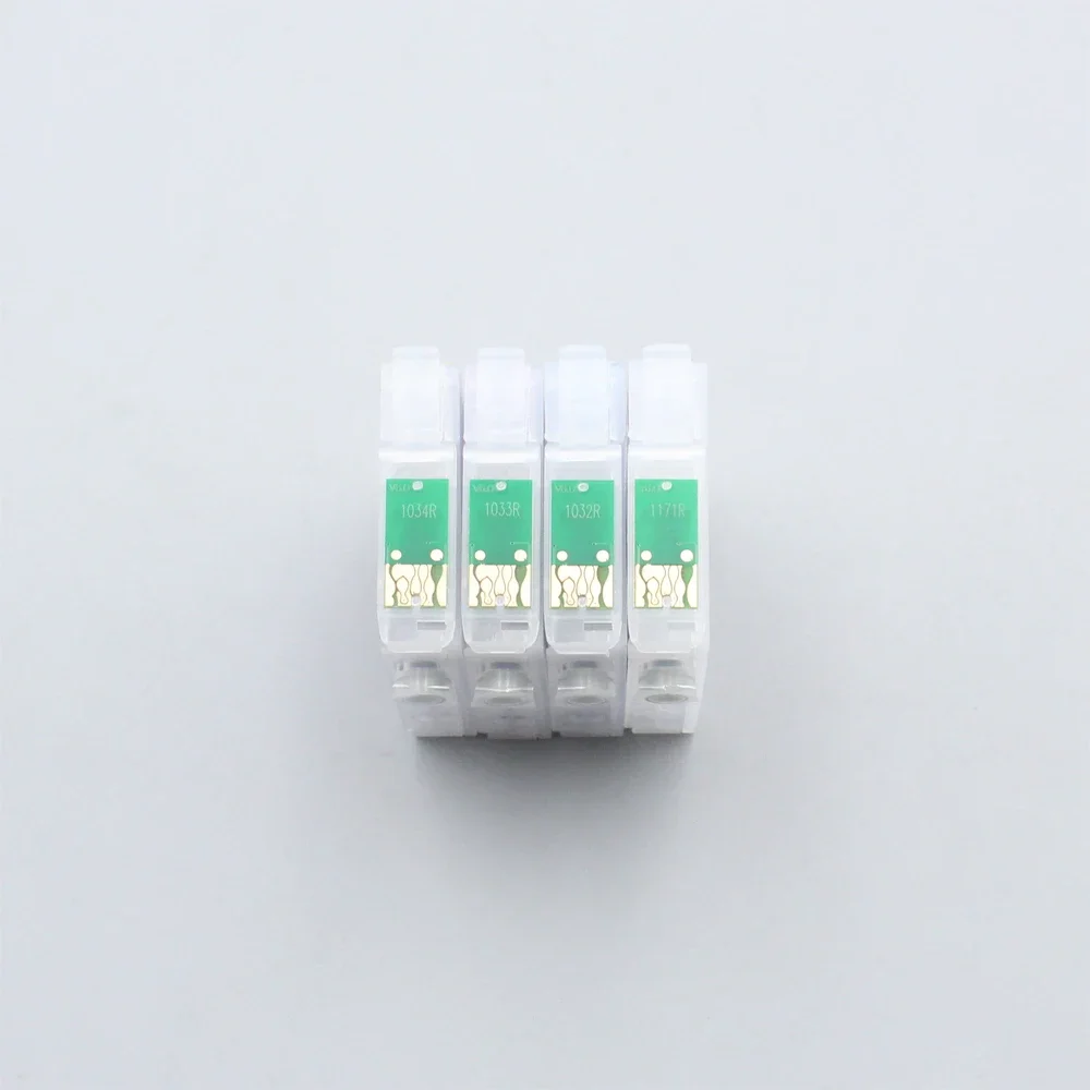 4 Colors T1171 T0732N T0733N T0734N Refillable Ink Cartridge With ARC Chip For Epson Stylus T23 T24 TX105 TX115 Printer
4 Colors T1171 T0732N T0733N T0734N Refillable Ink Cartridge With ARC Chip For Epson Stylus T23 T24 TX105 TX115 Printer