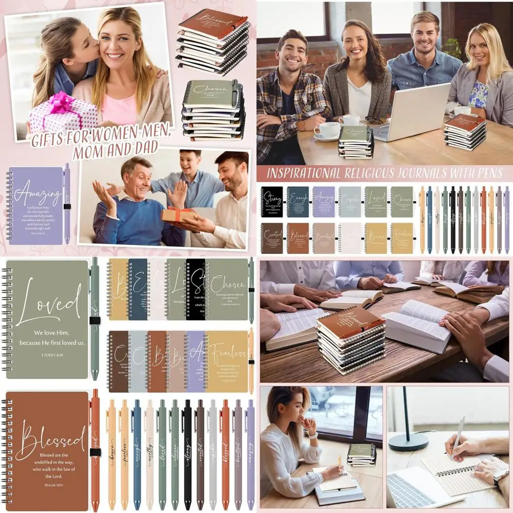 Bulk Inspirational Christian A6 Notebooks with Pens: Perfect Prayer Journals for Church, Christmas, and Religious Gifts
Bulk Inspirational Christian A6 Notebooks with Pens: Perfect Prayer Journals for Church, Christmas, and Religious Gifts